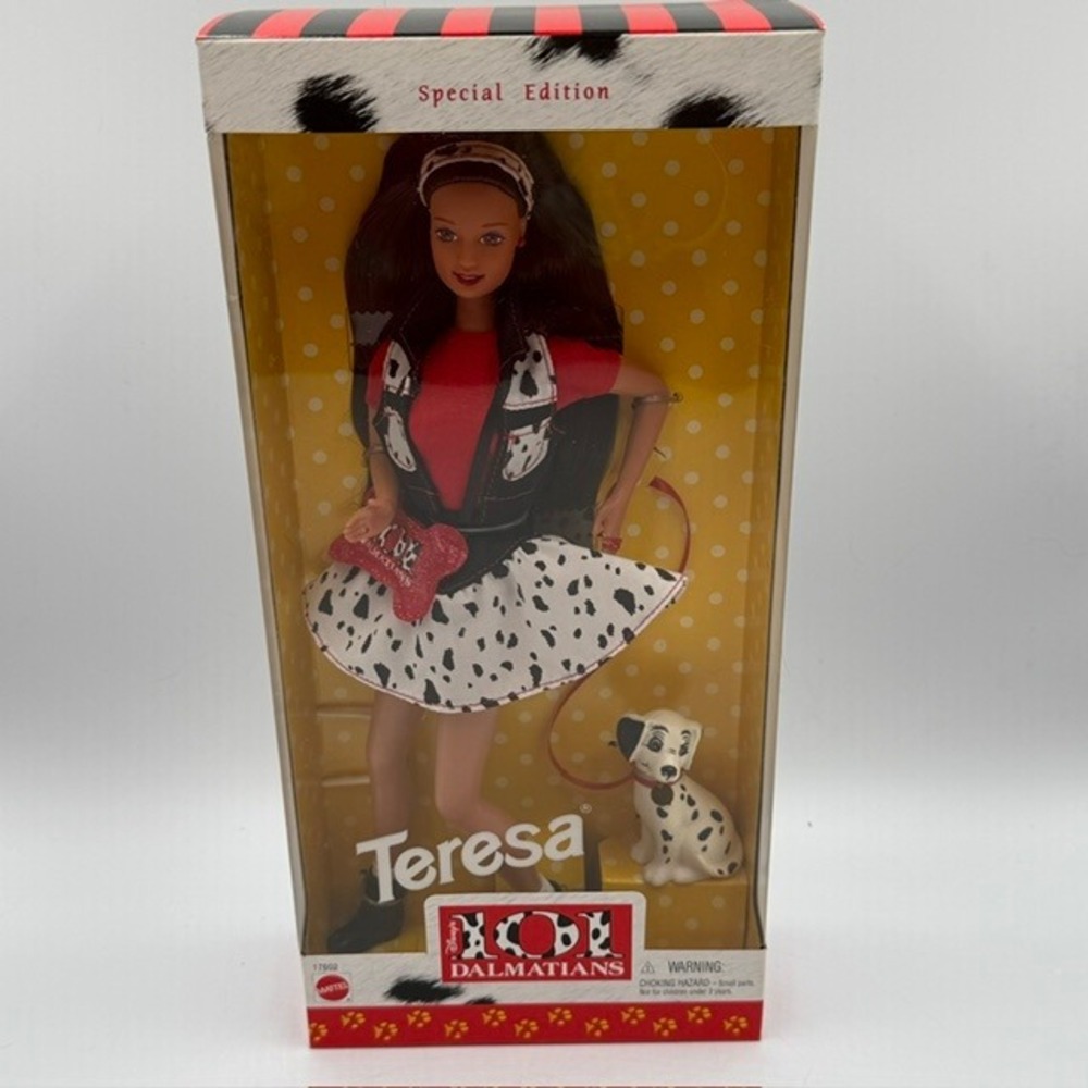 Mattel Disney 101 Dalmatians Teresa Doll Special Edition Vintage 1996 NIB 17602